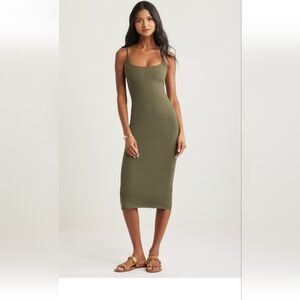 Open EditSmooth Edit Strappy MidiSlipdress